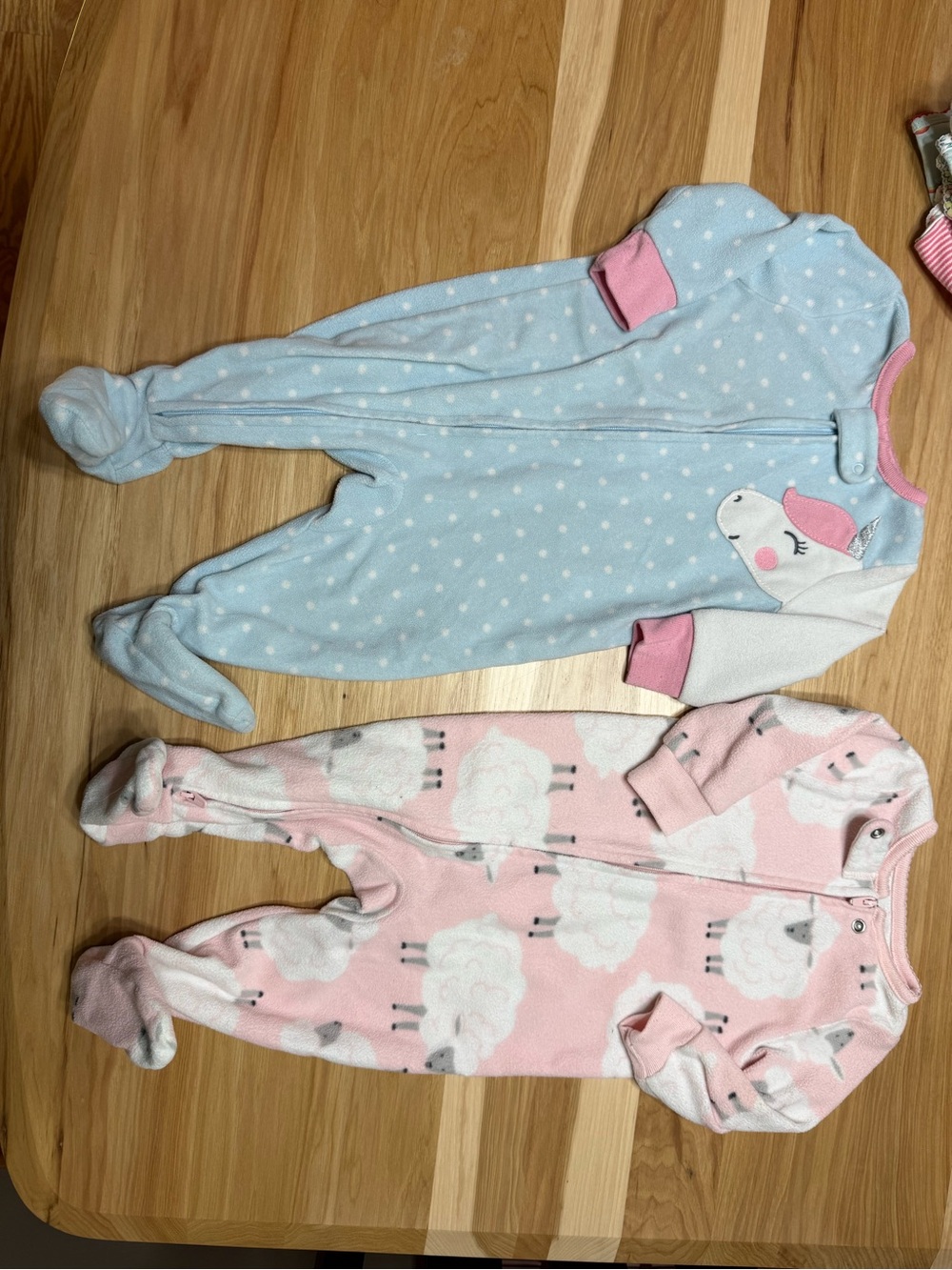2 fleece carters sleepers